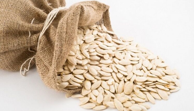 Pumpkin seeds for cleaning the body from parasites