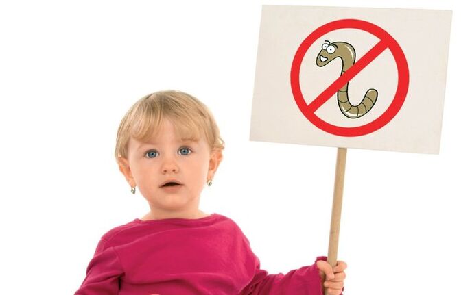 Prevention protects a child from becoming infected with worms