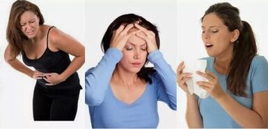 Signs of parasites in the human body