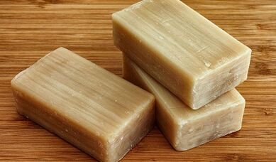 Laundry soap for cleansing the body of parasites