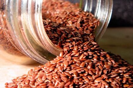 Flax seeds to cleanse the body of parasites