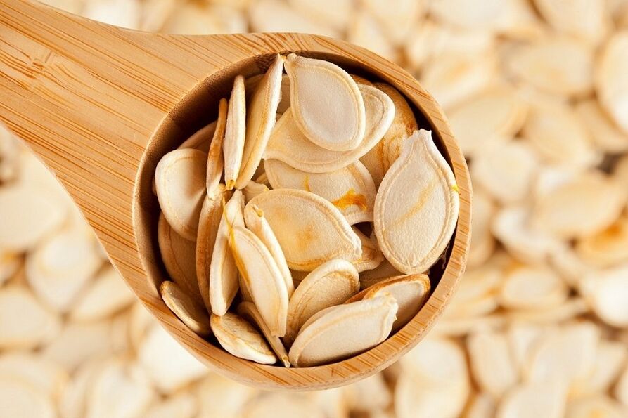 Pumpkin seeds to remove parasites