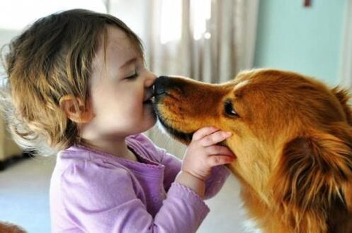 Worm infection from a dog