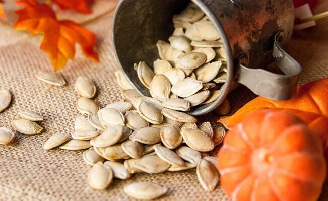 Pumpkin seeds to remove parasites