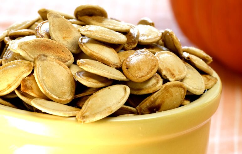 Pumpkin seeds against worms